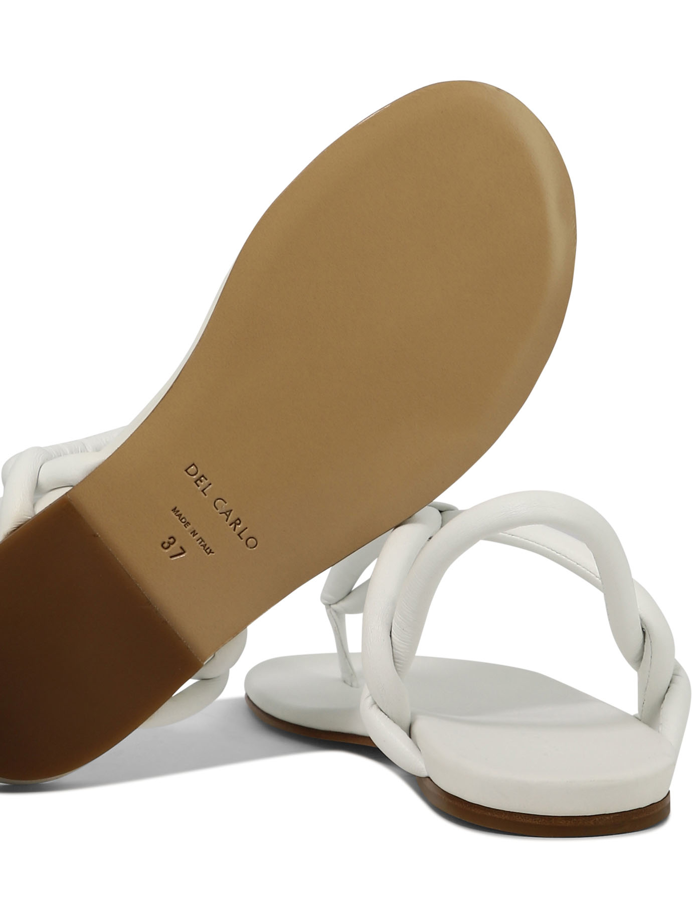 DEL CARLO White Dytt sandals